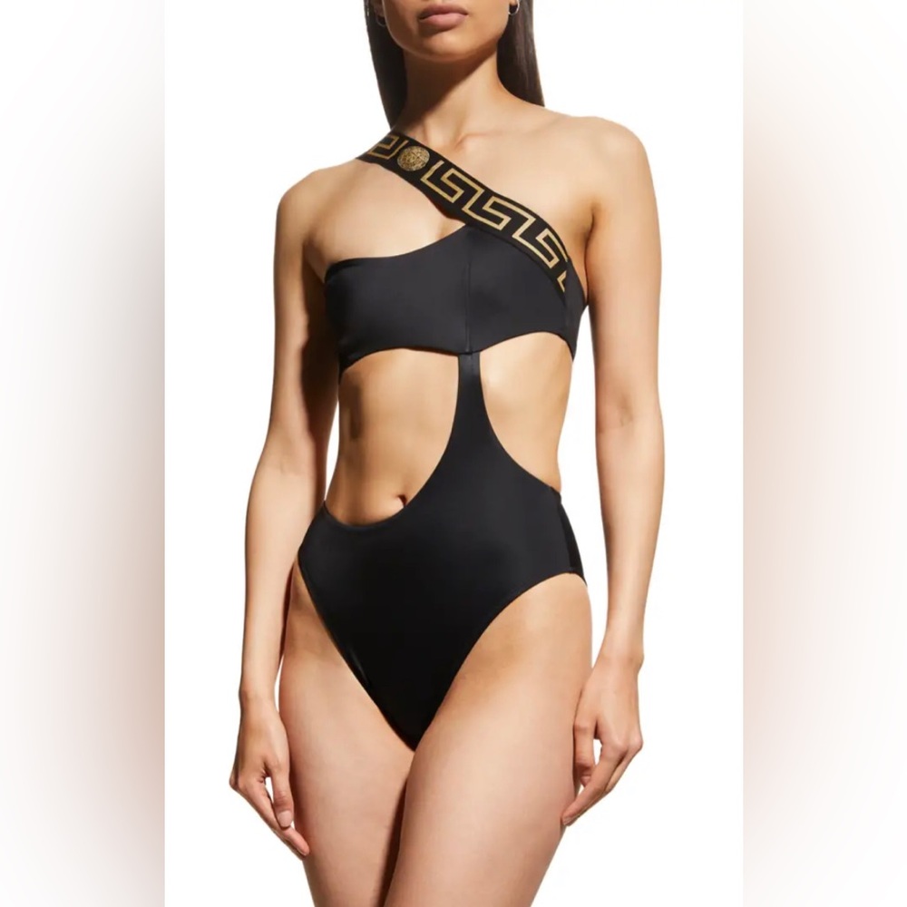 Versace
Greca Border Cut-Out One-Piece Swimsuit size 3